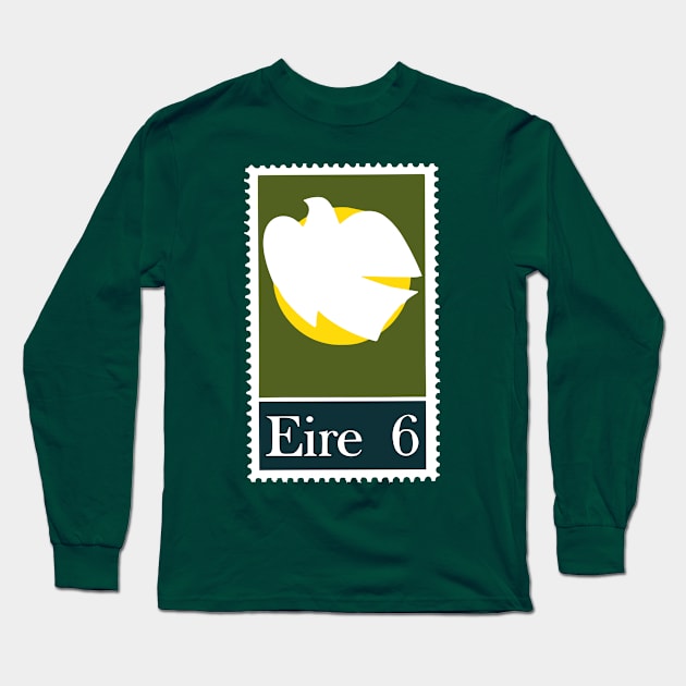 Eire 6 Postage Stamp Long Sleeve T-Shirt by feck!